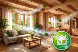 case din lemn ecologice care respira