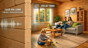 casele din lemn aduc izolare fonica ridicata